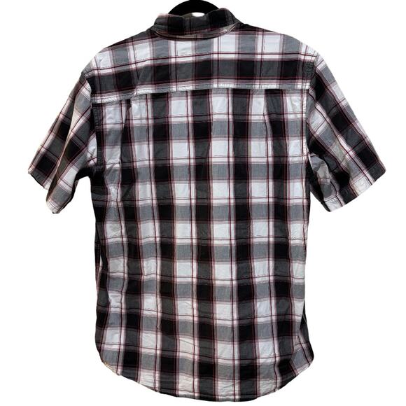 Carhartt Men’s Plaid Button Up Shirt Size M - Picture 3 of 5